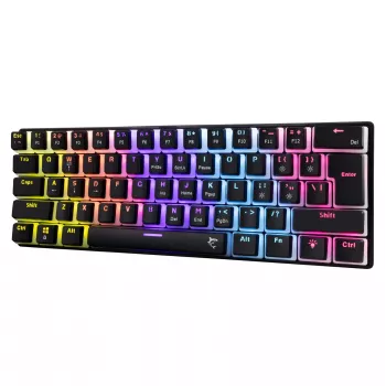 Spēļu tastatūra White Shark GK-2202 Ashiko 2 Melna/Sarkana US izkārtojums