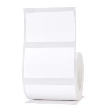 NIIMBOT 008-7002102 termopapīra etiķešu ruļļi 50x30 mm, 230 gab., baltas, taisnstūra, pastāvīga līme