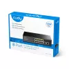 Nepārvaldāms tīkla slēdzis Cudy FS1010P ar 8 PoE+ un 2 uplink portiem, Fast Ethernet (10/100), 120 W, melns