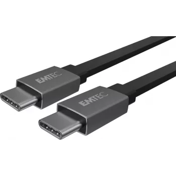 USB-C kabelis Emtec T700C2 1,2 m melns