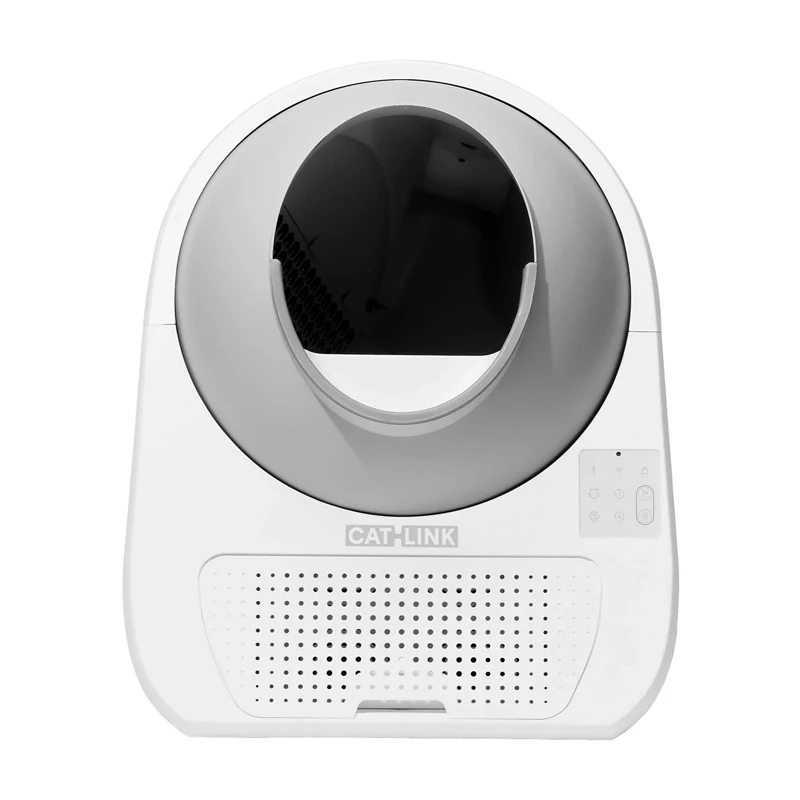 Pašattīrošs kaķu pakaišu kastīte Catlink Ultra PRO — Balta, 13 L tilpums, 580×600 mm