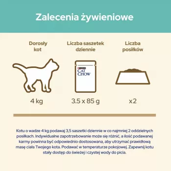 CAT CHOW Hairball Control Vistas gaļa ar zaļajām pupiņām mērcē 85g