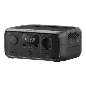 Pārnēsājama barošanas stacija EcoFlow RIVER 3 UPS — LiFePO4 245 Wh, 300 W, 1 AC kontaktligzda, USB-A, USB-C, AC/Saules/DC ieeja