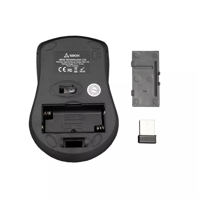 Pele SBOX WM-109 Bezvadu USB Type-A Sarkana
