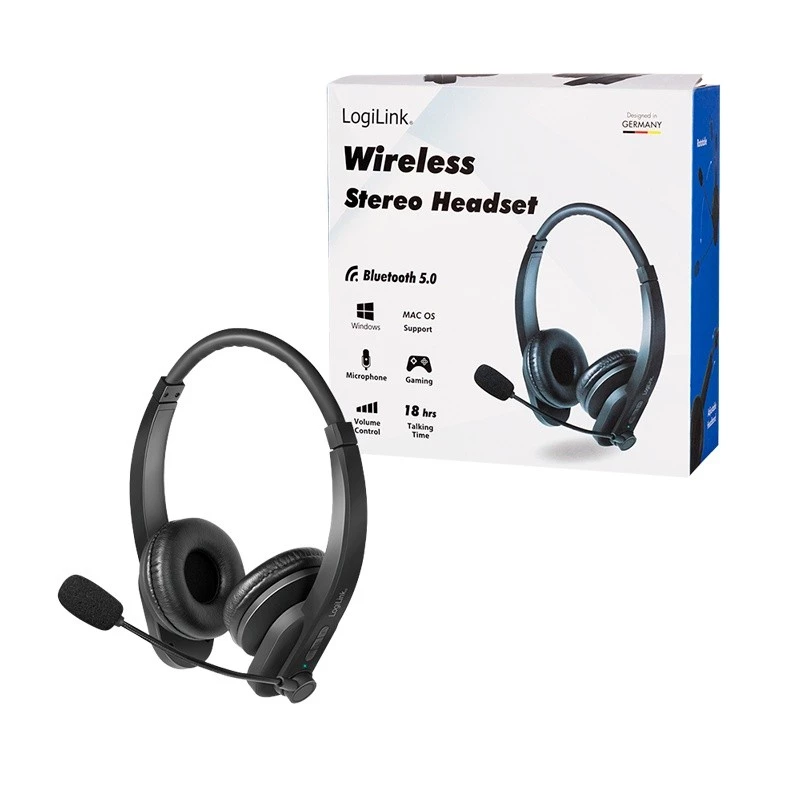 Austiņas LogiLink BT0060 bezvadu stereo