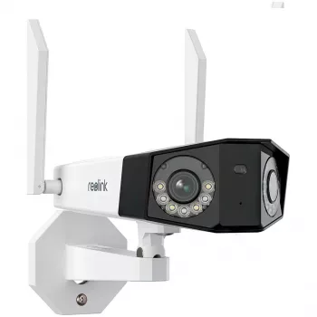 Reolink Duo Series W730 - 4K āra Wi-Fi kamera, dubultā lēca, 180° panorāmas skats, cilvēku/transportlīdzekļu/dzīvnieku noteikšana