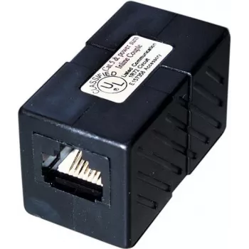 ROLINE Cat.5e Modular Coupler - Neekranēts RJ-45 Melns (21.15.8847)