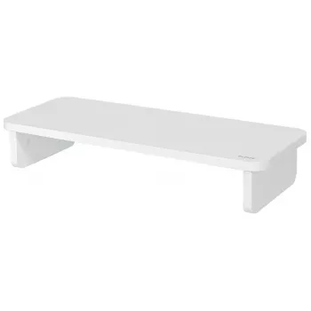 Monitora statīvs LEITZ Freestanding 64340001 — brīvi stāvošs galda statīvs 61 cm (24 collu) ekrāniem, 20 kg ietilpība, augstuma regulēšana, balts