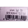 Aizsargbrilles UVEX LGL 29 — modelis 53/0/947/2216/UNI, melns rāmis