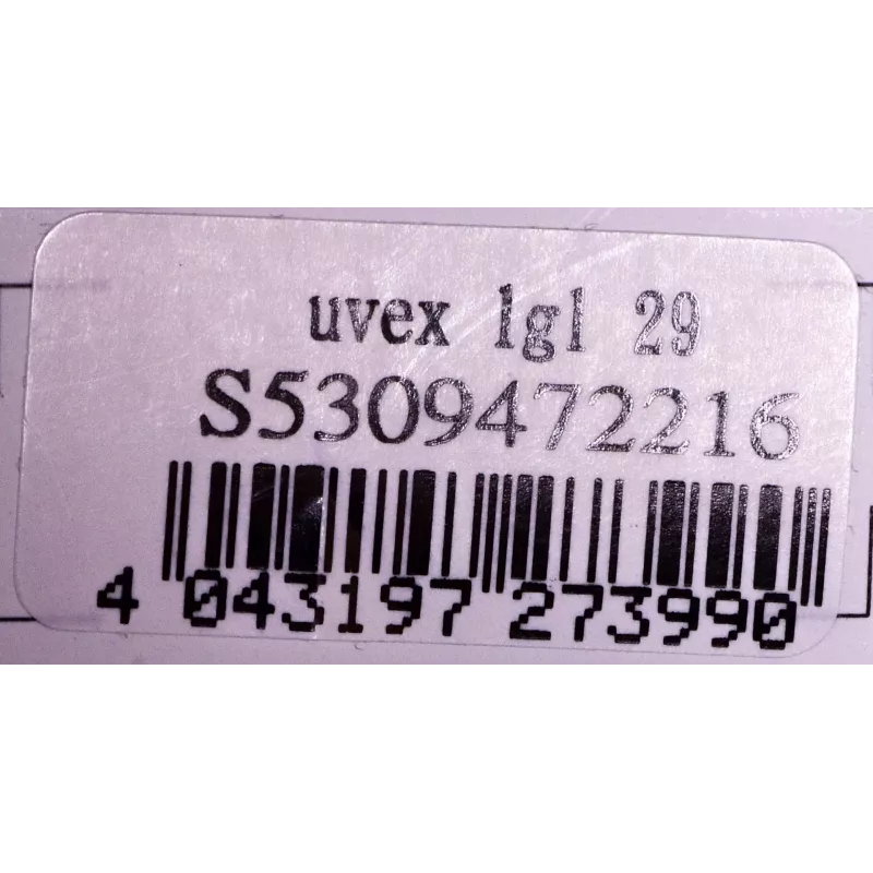 Aizsargbrilles UVEX LGL 29 — modelis 53/0/947/2216/UNI, melns rāmis