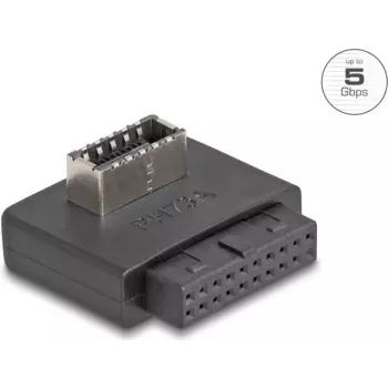 DeLOCK 67241 Iekšējais USB Type-E adapteris uz USB Type-A sievišķo 5 Gbit/s