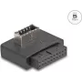 DeLOCK 67241 Iekšējais USB Type-E adapteris uz USB Type-A sievišķo 5 Gbit/s