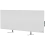 AENO Premium Eco Smart Sildītājs, 700W, Rūdīts stikls, Infrasarkanais+konvekcijas apkure, LED displejs, Kontaktdakša E/F, BALTS