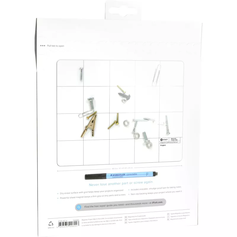 iFixit EU145167-4 magnētiskais remonta paklājiņš elektronikas remontam