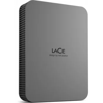 LaCie Mobile Drive Secure 5TB ārējais cietais disks 2,5 collas Mac & PC Space Grey datu atkopšanas pakalpojums (STLR5000400)