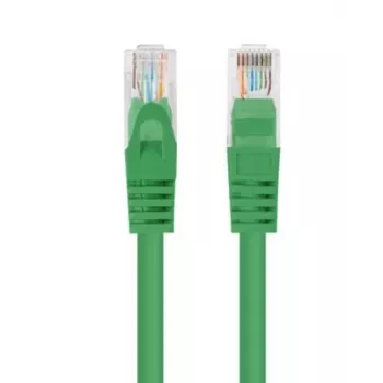 PATCHCORD Cat.5E UTP 1,5m Zaļš FLUKE PASSED LANBERG 10-PAKA