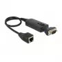 Delock 62976 Ethernet uz RS-232 sērijas pārveidotājs, 10/100 Mbps, RJ45 uz DB9 vītišķis