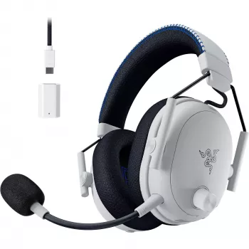 Austiņas Razer BlackShark V3 Pro vadu bezvadu Bluetooth baltas