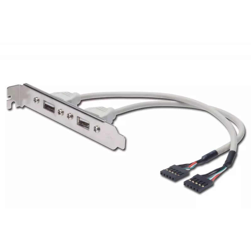 USB slotu kronšteina kabelis Digitus AK-300301-002-E