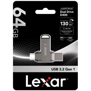 USB zibatmiņa Lexar 64 GB USB Type-C LJDD400064G-BNQNG