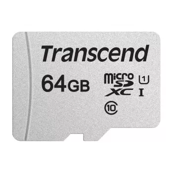 Transcend 64GB MicroSDXC 300S atmiņas karte (A1, U3, V30)