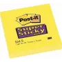 Post-It 654-S Lipīgās lapiņas kvadrātveida dzeltenas 90 loksnes (654-S6 (1 PACK = 12 bloki))