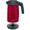 Elektriskā tējkanna Bosch TWK7L464 — 1,7 L, 2400 W, sarkana, plastmasas korpuss