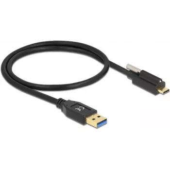 USB kabelis Type-A vīrišķais uz Type-C vīrišķais DeLOCK 84025 0,5m