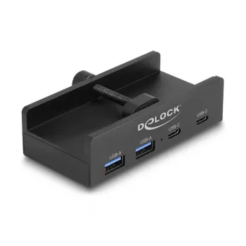 DeLOCK 64262 USB 2.0 Type-A centrmezgls 5000 Mbit/s Melns
