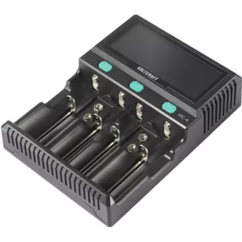 VOLTCRAFT IPC-4 Universāls akumulatoru lādētājs LiIon, LiFePO, NiMH, NiCd, LiFePO4, A, AA, AAA, AAAA, C, Sub-C, D, 32650, 26650 (VC-14297085)