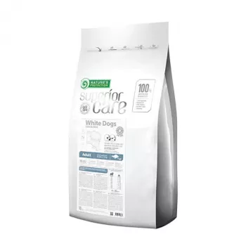 Sausā suņu barība Nature’s Protection Superior Care White Dogs Grain Free Adult Small 10 kg — Zivs