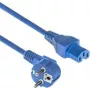 ACT strāvas vads CEE 7/7 vīrišķais (leņķveida) - C15 zils 2 m