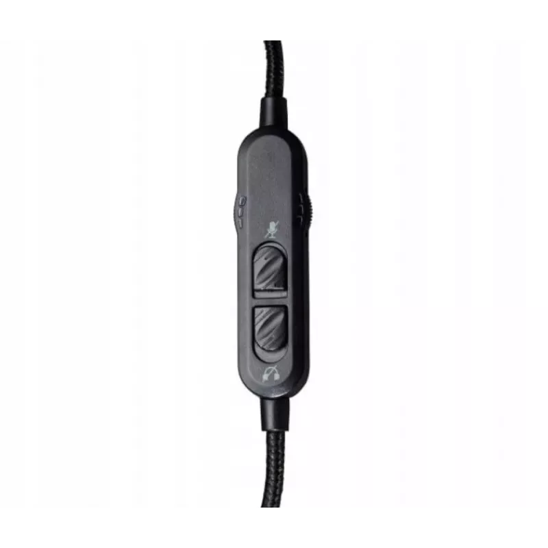 Galvas austiņas Mad Catz P.I.L.O.T. 3 — vadu binurālas spēļu austiņas, 3.5 mm, 50 mm draiveri, 105 dB jutība, melna