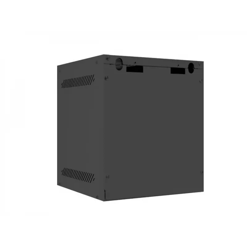 Sienas stiprinājuma skapis LANBERG WF10-2306-10B — 6U, 280×310×336 mm, dziļums 238 mm, melns, 20 kg slodze