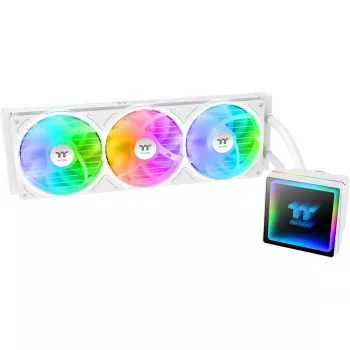 Šķidruma dzesēšanas sistēma CPU THERMALTAKE TH360 V3 ARGB Sync Snow Edition (3x120mm, ARGB, AIO)