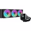 DeepCool MYSTIQUE 360 ARGB procesora šķidruma dzesētājs 12 cm Melns