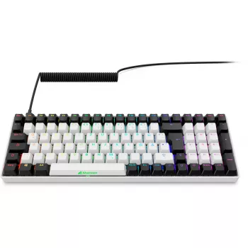 Sharkoon SKILLER SGK50 S2 balts DE izkārtojums Gateron Yellow - tastatūra
