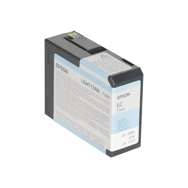 Epson T580500 oriģinālā gaiši ciāna pigmenta tinte, 80 ml