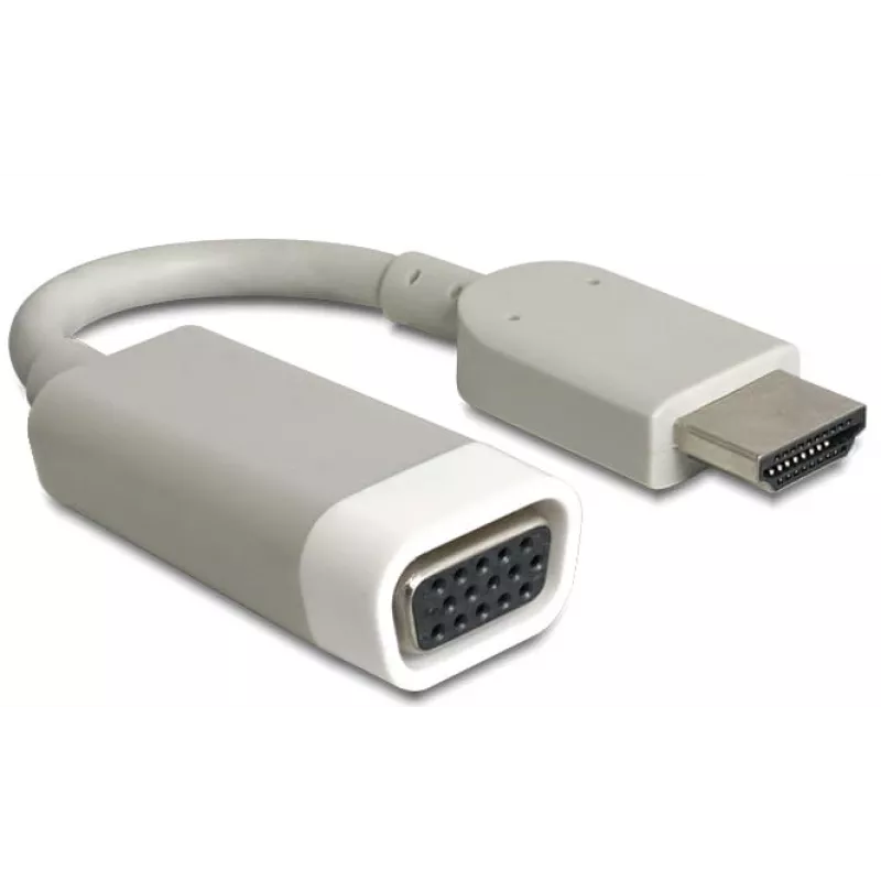 Video kabeļa adapteris DeLOCK 65469 VGA D-Sub uz HDMI Type A Balts