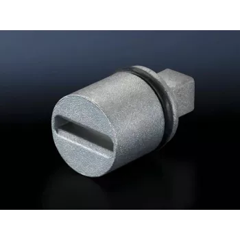 Statīva aksesuārs Rittal 2464.000 — metāla cinka korpuss, platums 27 mm, svars 20 g