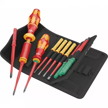 Wera Kraftform Kompakt VDE 16 Torque extra slims skrūvgriežu komplekts (05006609001)