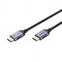 DisplayPort kabelis Unitek C1626GY01-1.5M — 1,5 m, DisplayPort 2.1, Tēviņš-Tēviņš, 360 Hz, 15360×8640, Pelēks