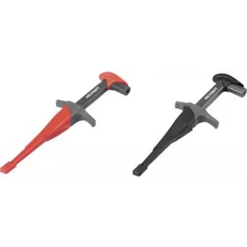 VOLTCRAFT drošības satvērējspīļu komplekts 4 mm CAT III 1000 V, CAT IV 600 V Melns/Sarkans MSK-115 (VC-8308585)