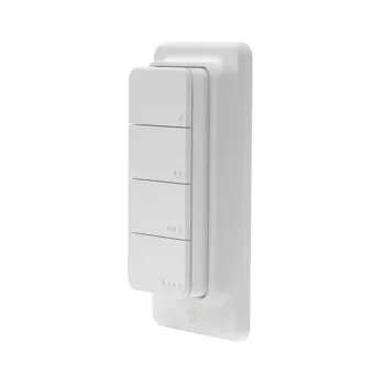 Shelly WiFi Vadības Komplekts Shutter BLU RC Button 4 — viedais relejs rullo žalūzijām un žalūzijām