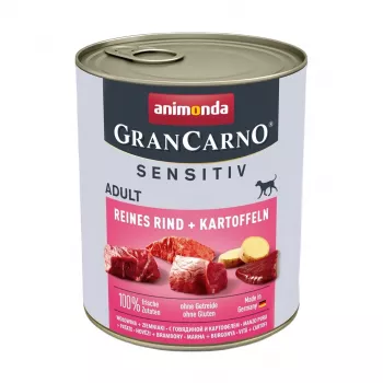 Animonda GranCarno Pure liellopu gaļa ar kartupeļiem pieaugušiem suņiem 800 g