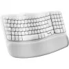 Logitech Ergo Series Wave Keys for Mac - Bezvadu tastatūra - Bluetooth LE - AZERTY - Franču - Off-White (920-012406)