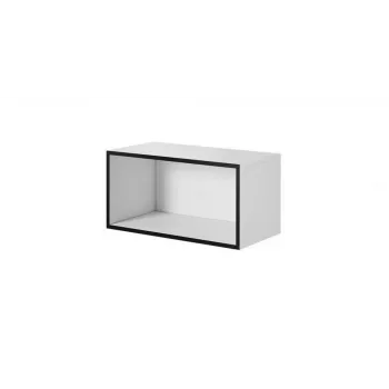 Atvērts glabāšanas skapis Cama ROCO RO4 75/37/37 balts/melns