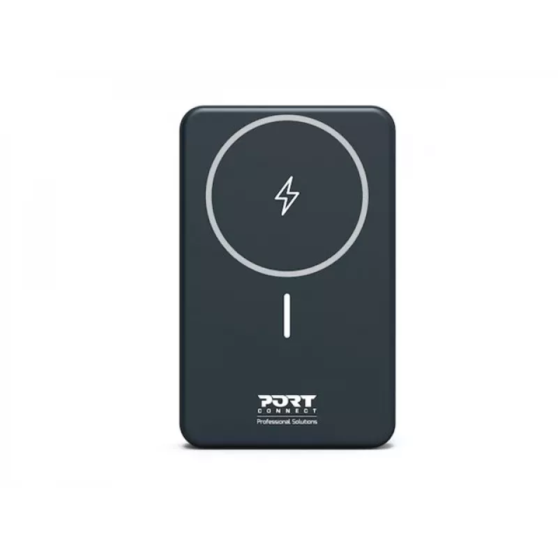 Port Designs 907005 10000 mAh bezvadu lādētājs Melns