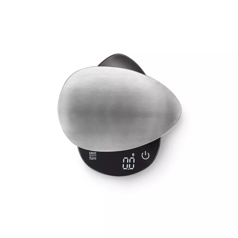 Virtuves svari Caso FinoCompact 03201 – 0,5 kg, 1 g iedaļa, LED displejs, nerūsējošais tērauds/melns