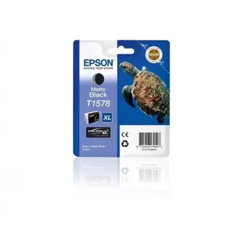 Epson T1578 oriģinālā melnā tintes kasetne, augstas ietilpības (XL), 1 gab.